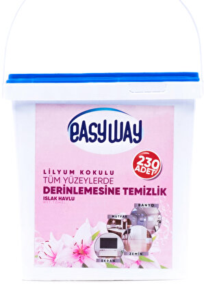 Kova Islak Mendil - Lilyum Çiçek Kokulu