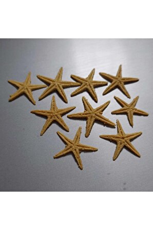 100lü Minik Deniz Yıldızı 1-2cm Polyester Yıldızlar Teraryum El Işi Süsleme Nikah Şekeri Malzemesi