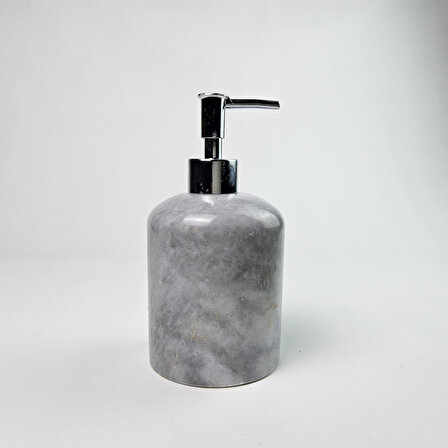 Tozlu Gümüş Mermer Sıvı Sabunluk Model 7712