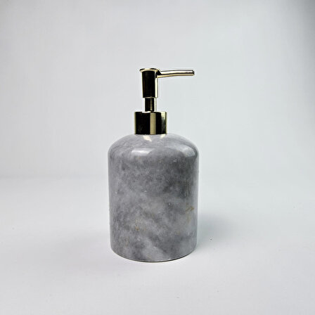 Tozlu Gümüş Mermer Sıvı Sabunluk Model 7713