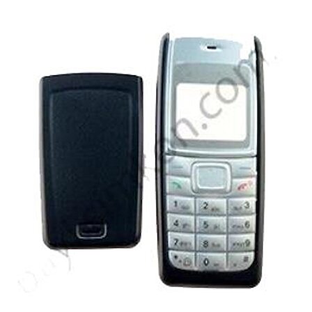 Nokia 1110 ile Uyumlu B Kalite Kapak Siyah