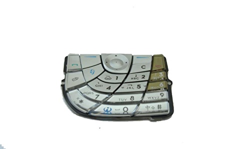 Nokia 7610 ile Uyumlu A Kalite Tuş Takımı Gri