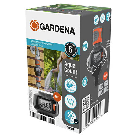 Gardena 18350 Dijital Su Sayacı Pilli