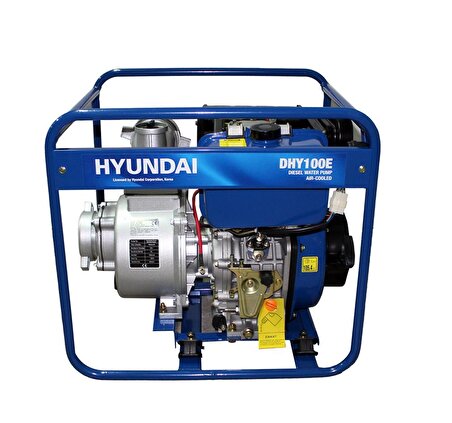 Hyundai DHY100E 4 Dizel Marşlı su Motoru