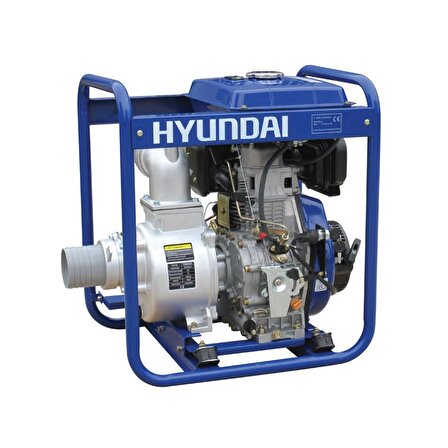 Hyundai DHY100LE 4 Dizel Marşlı Büyük Depolu Su Motoru