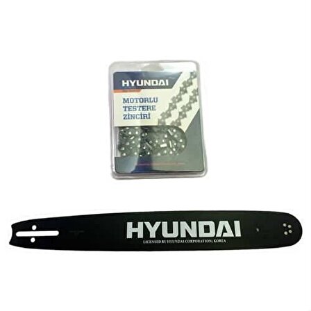 Hyundai Motorlu Testere Pala Klavuz Zincir Seti