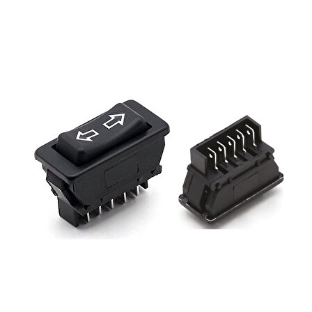 Universal Cam Açma Kapama Düğmesi Anahtarı 5 Pin Rocker Switch - 7700676698