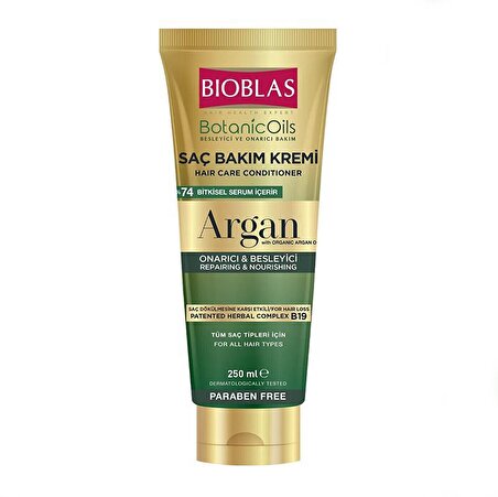 Bioblas Botanic Oils Onarıcı Yağlı Saçlar İçin Bakım Yapan Sıvı Saç Kremi 250 ml