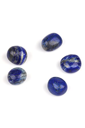 Lapis Lazuli Doğal Taş Tamburlanmış Parça - Tımbıl