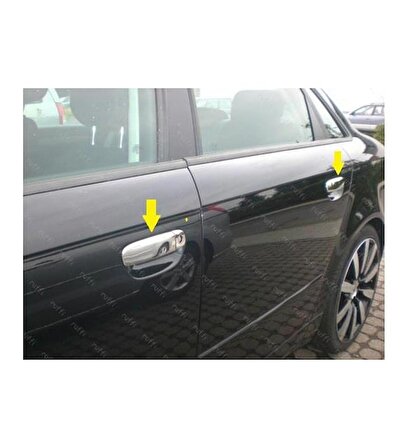Audi A4 Krom Kapı Kolu 4 Kapı 1998-2008 Paslanmaz Çelik