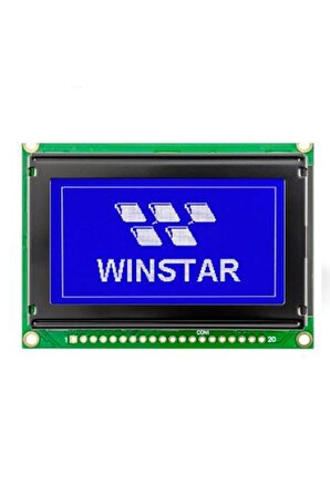 2.4 Inch Wg12864b-tmı-v#n Mavi Glcd Modül 5v 128x64 Pixel Grafik Lcd Display Ekran Gösterge