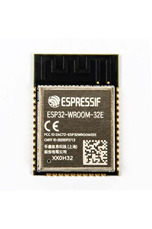 Esp32-wroom-32e Wifi Ve Bluetooth Modül Pcb Anten 4mb Flash 32bit