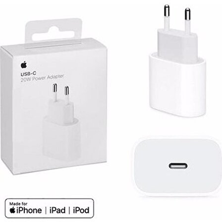 Apple İphone 20W USB-C Şarj Cihazı Aleti Adaptör Başlık