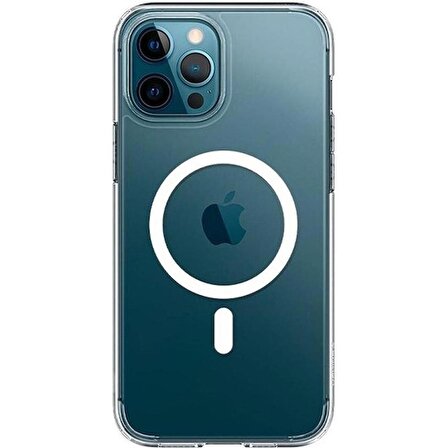 Apple Iphone 11 Pro Magsafe Wireless Şarj Özellikli Şeffaf Slikon Kılıf