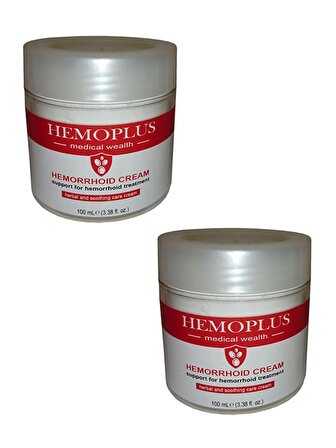 2 Adet Hemoplus Hemo-roid Basur Kremi 100 ml