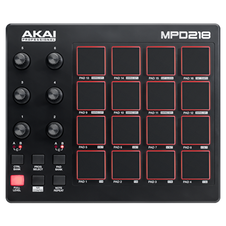 AKAI MPD218 USB Drum Pad Kontrol Cihazı