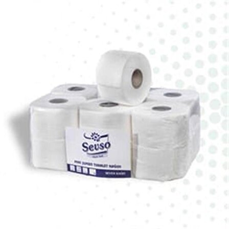 Sevso Mini Jumbo Tuvalet Kağıdı 12 Rulo 3 Kg