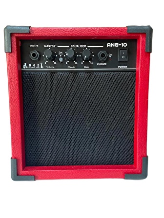 Angel ANG-10-RED 10 Watt Kırmızı Elektro Gitar Amfisi