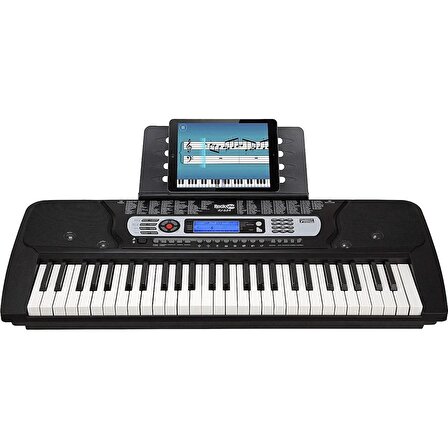 TEŞHİR Rockjam 54 Tuşlu Portatif Org, (Interaktif LCD Ekran ve 30 Şarkılı Piyano Öğrenme Başlangıç Uygulaması DAHIL),RJ654