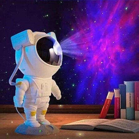 Starry Sky Astronot Projektörlü Uzaktan Kumandalı Gece Lambası