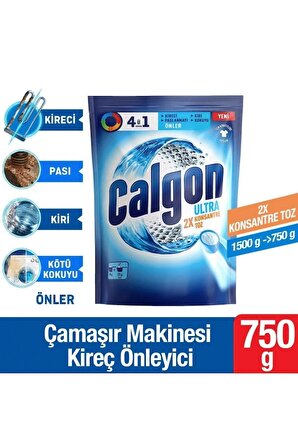 Calgon Toz 4ün1 Ultra Konsantre 750 Gr
