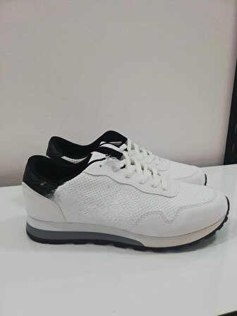 Beyaz 058 Bağcıklı Kadın Sneaker Spor Ayakkabısı 