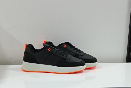 Siyah 105 Bağcıklı Kadın Sneaker Spor Ayakkabısı 