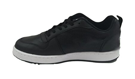 Siyah Court Bağcıklı Erkek Sneaker Spor Ayakkabısı