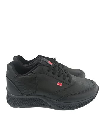 Siyah X9 Bağcıklı Kadın Sneaker Spor Ayakkabısı
