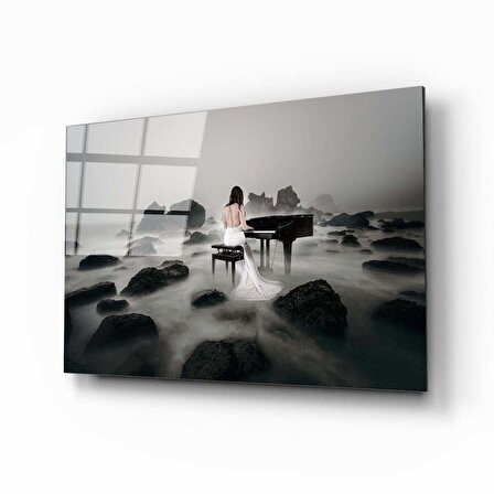 Fantastik Piyano Cam Tablo
