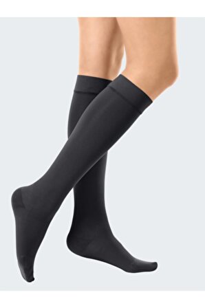 Duomed/CCL 1 Diz Altı Kapalı Burun Siyah Renkli Çorabı
