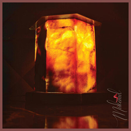 Volkanik mermer Sütun Dekoratif masa lambası Aydınlatma ve Gece Lambası salon Abajur lambader