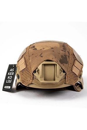 Çöl Kamuflaj Kısa Airsoft Kask Kılıfı