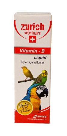 Zurich Kuşlar için B Vitamini 30 ml