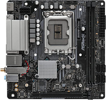 Asrock B660M-ITX/ac Intel B660 LGA 1700 DDR4 5000 MHz Masaüstü Anakart