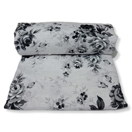 FAVORE CASA KEÇELİ ÜTÜ MASASI KILIFI 60X140CM BLACK ROSE