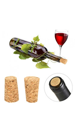 6 Adet Mantar Şişe Tapası Şarap Şişesi Tıpası Mantar Şişe Kapağı Şişe Tıpası