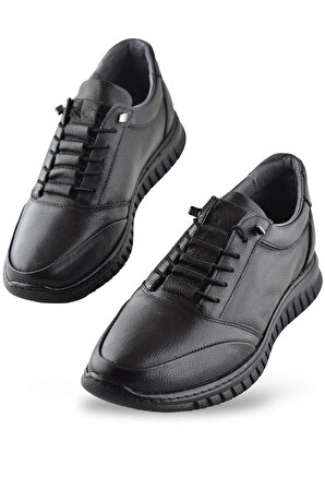 2045 Tam Ortopedik Taban Hakiki Deri Erkek Ayakkabı Günlük Erkek Deri Ayakkabı