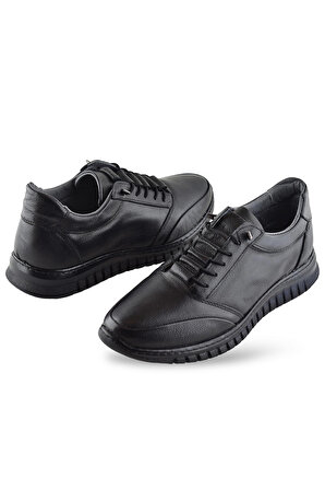 2045 Tam Ortopedik Taban Hakiki Deri Erkek Ayakkabı Günlük Erkek Deri Ayakkabı