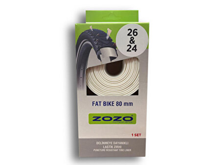 Zozo 24-26 Fatbike Bisiklet Delinmeye Dayanıklı Lastik Zırhı