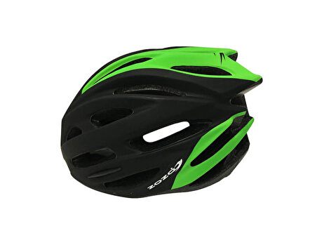 Zozo HB31-A Siyah Yeşil Bisiklet Kaskı L Beden 56-59 cm 