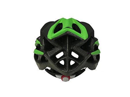 Zozo HB31-A Siyah Yeşil Bisiklet Kaskı L Beden 56-59 cm 