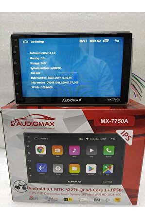 Mx-7750a Android 8.1 Dabıl Ekran Kameralı