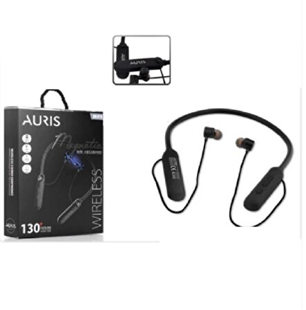 Auris 130 Saat Müzik Boyun Askılı Bluetooth Kablosuz Kulaklık