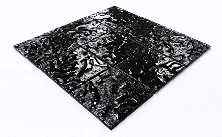 Mutfak tezgah arası Kristal Cam Mozaik. Cam ölçüleri: 98x98x6 mm. File ölçüsü: 30x30 cm. ( 1 Koli = 11 File Karo = 1 m2 Fiyatıdır )