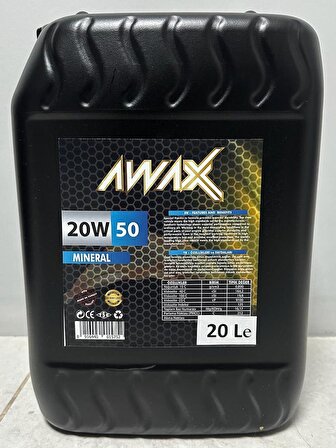 AWAX 20W50 20 LT MOTOR YAĞI