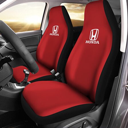Honda Civic Araca Özel Oto Koltuk Kılıfı PRO - Kırmızı ( Yeni Tasarım - Yeni Fit Kalıp )