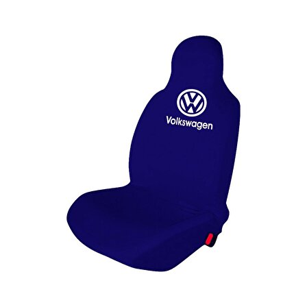 Volkswagen Tiguan Penye Oto Koltuk Kılıfı - Marka Logo Baskılı - Lacivert
