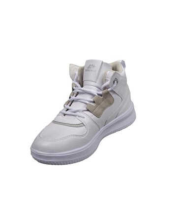M.P. 222-2720 Zn Kadın Beyaz Boğazlı Sneaker Ayakkabı