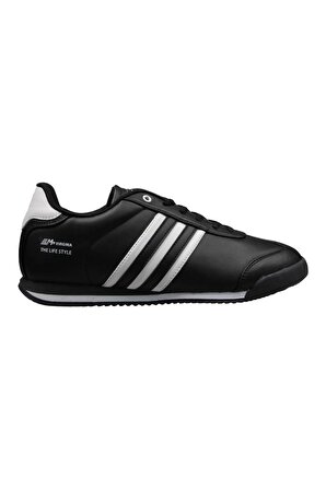 M.P. 222-2668 Mr Jogging Erkek Siyah-Beyaz Sneaker Ayakkabı